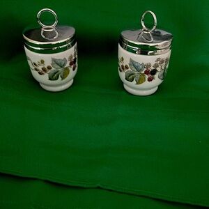 Egg coddler. Royal Worcester Lavinia Blackberry
